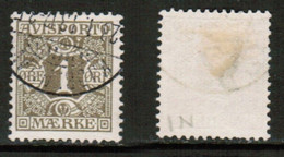 DENMARK   Scott # P 1 USED (CONDITION AS PER SCAN) (Stamp Scan # 864-18) - Oblitérés