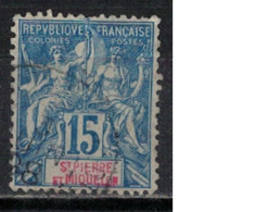 SAINT PIERRE ET MIQUELON             N°  YVERT  64 (4)    OBLITERE     ( OB    06/ 12 ) - Used Stamps