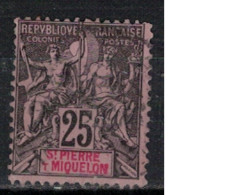 SAINT PIERRE ET MIQUELON             N°  YVERT  66 (3)   OBLITERE     ( OB    06/ 13 ) - Used Stamps