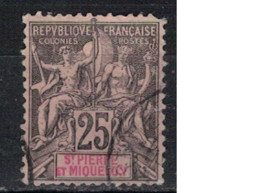 SAINT PIERRE ET MIQUELON             N°  YVERT  66 (5) 2° Choix   OBLITERE     ( OB    06/ 13 ) - Used Stamps