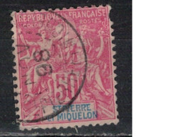 SAINT PIERRE ET MIQUELON             N°  YVERT  69 (2° Choix )  OBLITERE     ( OB    06/ 13 ) - Used Stamps