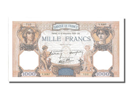 Billet, France, 500 Francs, 1 000 F 1927-1940 ''Cérès Et Mercure'', 1939 - 1 000 F 1927-1940 ''Cérès E Mercure''