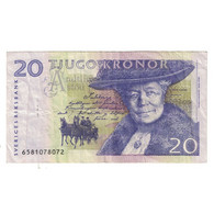 Billet, Suède, 20 Kronor, KM:63a, TTB - Svezia