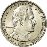 Monnaie, Monaco, Rainier III, Franc, 1976, TTB, Nickel, Gadoury:150, KM:140 - 1960-2001 Nouveaux Francs