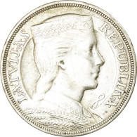 Monnaie, Latvia, 5 Lati, 1931, TTB, Argent, KM:9 - Latvia