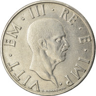 Monnaie, Italie, Vittorio Emanuele III, 2 Lire, 1939, Rome, TTB+, Stainless - 2 Liras