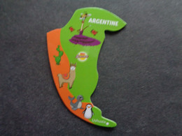 Magnet Brossard Savane Argentine Argentina Argentinien Ushuaïa Lama Girafe Manchot Phoque Seal Sello Pingüïno - Toerisme