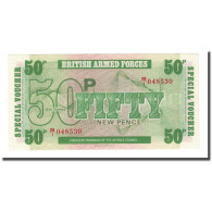 Billet, Grande-Bretagne, 50 New Pence, Undated (1972), KM:M46a, NEUF - Fuerzas Armadas Británicas & Recibos Especiales