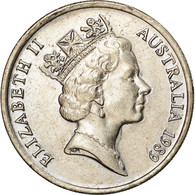 Monnaie, Australie, Elizabeth II, 10 Cents, 1989, TTB, Copper-nickel, KM:81 - 10 Cents
