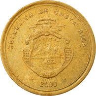 Monnaie, Costa Rica, 100 Colones, 2000, TTB, Laiton, KM:240 - Costa Rica