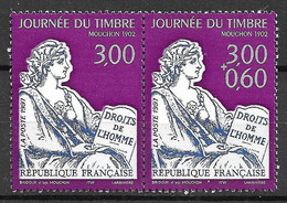 France Paire N° 3052A Journée Du Timbre 1997  Neufs * *  B/TB Voir Scans Soldes ! ! ! - Unused Stamps