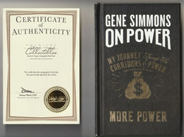 Gene Simmons (KISS)- On Power - Signed / Autographed With COA - Muziek