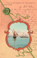 CPA - Voici Je Suis Toujours Avec Vous Jusqu'à La Fin Du Monde - Edit. Kopal - Voilier - Relief - Dorure - Oblitéré 1905 - Sailing Vessels