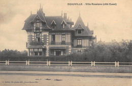 CPA 14 DEAUVILLE VILLA ROXELANE COTE OUEST - Deauville