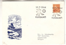 Finlande - Lettre De 1964 - Oblit Spéciale Kuusamo - - Storia Postale