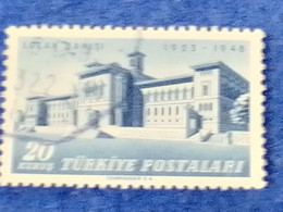 TÜRKİYE.-1940-50-  20K  TREATY OF LAUSANNE  DAMGALI - Usati