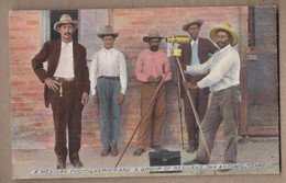 CPA USA - MEXIQUE - SAN ANTONIO - A Mexican Photographer And A Group Of Mexicans APPAREIL PHOTO - San Antonio