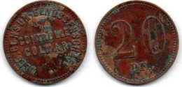 MA 18980  / Colmar 20 Pfennig TB+ - Notgeld