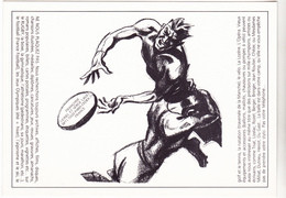 PELLOS  - Sport  Rugby Carte Personnelle De Serge Laget Journaliste - CPM 10,5x15 TBE Neuve - Pellos
