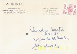 BELGIUM. POSTMARK. ANRIQUES FAIR. NAMUR - Altri & Non Classificati