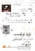 Turkey & Ottoman Empire -  Fiscal / Revenue & Rare Document With Stamps - 44 - Lettres & Documents
