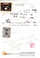 Turkey & Ottoman Empire -  Fiscal / Revenue & Rare Document With Stamps - 42 - Brieven En Documenten