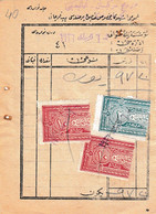 Turkey & Ottoman Empire -  Fiscal / Revenue & Rare Document With Stamps - 40 - Brieven En Documenten