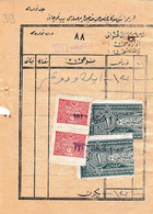 Turkey & Ottoman Empire -  Fiscal / Revenue & Rare Document With Stamps - 39 - Briefe U. Dokumente