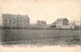 Belgique - Handzaeme - Gendarmerie - Statie - School - Edit. Dewilde Delaeter - Précurseur - Carte Postale Ancienne - Kortemark