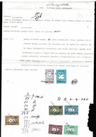 Turkey & Ottoman Empire -  Fiscal / Revenue & Rare Document With Stamps - 35 - Lettres & Documents