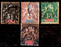 Madagascar -6- POST STAMPS, Issued By 1896-1906 - Quality In Your Opinion. - Andere & Zonder Classificatie