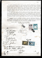 Turkey & Ottoman Empire -  Fiscal / Revenue & Rare Document With Stamps - 30 - Briefe U. Dokumente