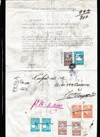 Turkey & Ottoman Empire -  Fiscal / Revenue & Rare Document With Stamps - 28 - Briefe U. Dokumente