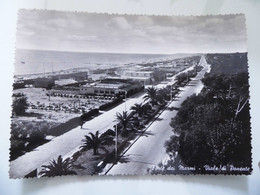 Cartolina Viaggiata "FORTE DEI MARMI Viale Di Ponente" 1950 - Lucca