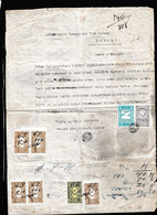 Turkey & Ottoman Empire -  Fiscal / Revenue & Rare Document With Stamps - 27 - Cartas & Documentos