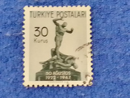 TÜRKİYE.-1940-50-   30K     THE  BATTLE OF DUMLUPINAR  DAMGALI - Used Stamps