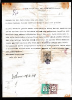 Turkey & Ottoman Empire -  Fiscal / Revenue & Rare Document With Stamps - 25 - Briefe U. Dokumente