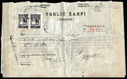 Turkey & Ottoman Empire -  Fiscal / Revenue & Rare Document With Stamps - 22 - Lettres & Documents