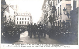 CPA Carte Postale Belgique Bruxelles Joyeuse Entrée Du Roi Albert En 1909 VM62609 - Berühmte Personen