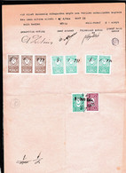 Turkey & Ottoman Empire -  Fiscal / Revenue & Rare Document With Stamps - 10 - Storia Postale