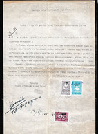 Turkey & Ottoman Empire -  Fiscal / Revenue & Rare Document With Stamps - 3 - Lettres & Documents