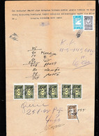 Turkey & Ottoman Empire -  Fiscal / Revenue & Rare Document With Stamps - 2 - Lettres & Documents