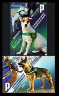 2021 Belarus 1427-1428 Dogs - Service 6,00 € - Dogs
