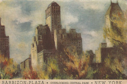 Barbizon Plaza - Overlooking Central Park, New York - Cafes, Hotels & Restaurants