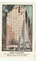 Hotel Plymouth, Forty-ninth Street - Just East Of Broadway, Adjacent To Radio City, New York - Bar, Alberghi & Ristoranti