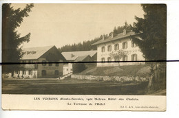 CPA  . D74. LES VOIRONS. HOTEL DES CHALETS. La Terrasse De L'hôtel   Ed . L. & S - Boëge