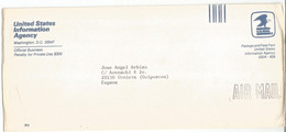 ESTADOS UNIDOS USA ENTERO POSTAL CORREO OFICIAL UNITED STATES INFORMATION AGENCY - 1981-00