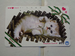 Japan Phonecard - Katzen