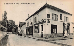 95 - EZANVILLE - S08830 - La Grande Rue - Café Tabac De La Mairie - En L'état Déchirée - L1 - Ezanville