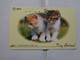 Japan Phonecard - Katzen